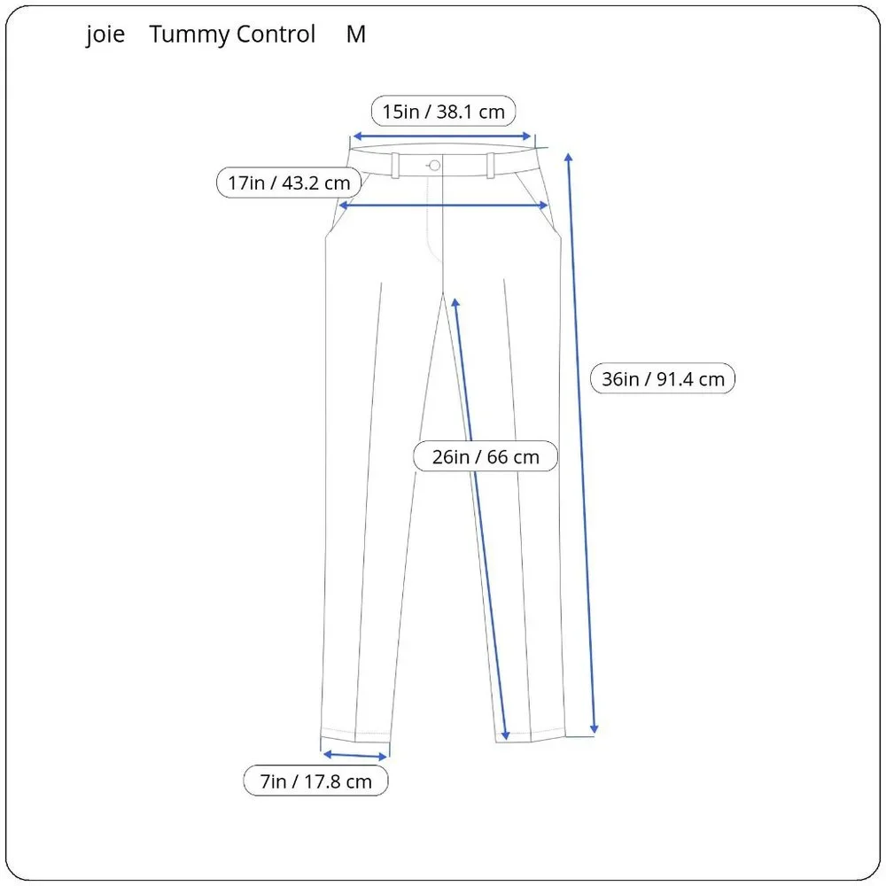 Joie Pants Sz M Womens Faux Leather High Rise Belted Waist Ankle Tummy Control - Picture 3 of 7